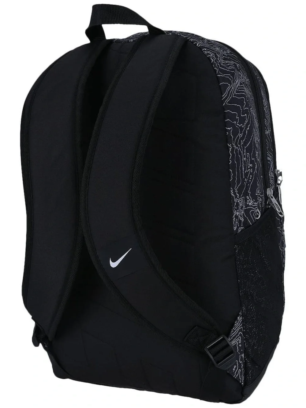 NWT Nike Men’s Brasilia 7 Graphic XL Black & White Swirl Pattern Backpack